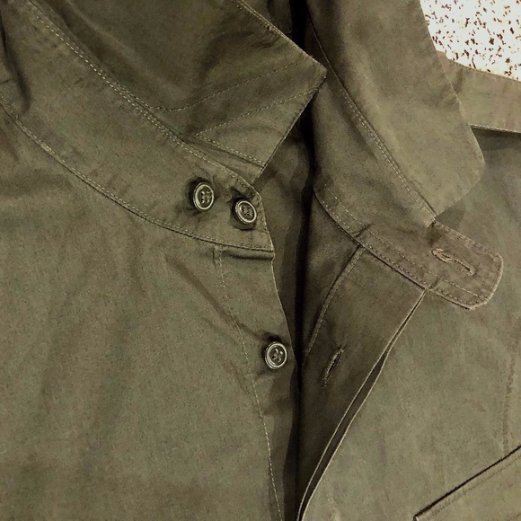 FRENCH CONNECTION Men's Khaki Green Military Shirt FCUK Small - Picture 7 of 13